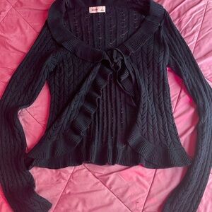 Dark blue hollister cardigan